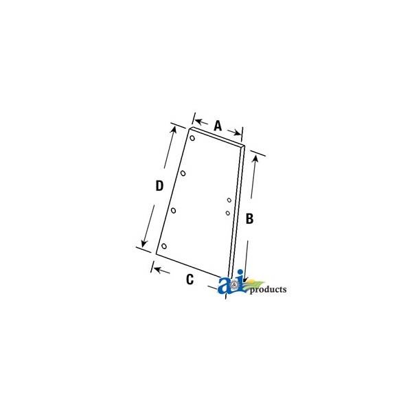 Glass, Rear, Quarter (RH/LH) 37.75" x23" x2"
